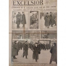 1917 E CAILLAUX COMMISSION VOTE IMMUNITE CECCALDI PALAIS BOURBON DISCOURS