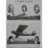 1928 PI AVIATION AVIATEURS COSTES AVION BREMEN PILOTES TRAVERSEE ATLANTIQUE