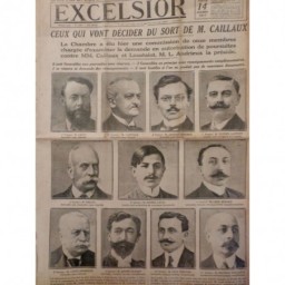 1917 E CAILLAUX CHAMBRE COMMISSION MEMBRES AUTORISATION POURSUITE ANDRIEU