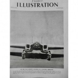 1948 I AVIATION AVIATEUR AVION REACTION AMERICAIN AILE VOLANTE XP79