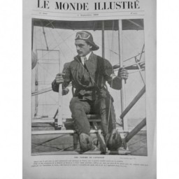 1909 MI AVIATION AVIATEUR ACCIDENT MORTEL LEFEVRE CHUTE FRACTURE CRÂNE