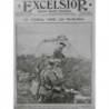 1915 E GUERRE VOSGES TROUPE ALPINE VISITE TRANCHEES