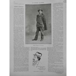 1902 MI GEORGE COURTELINE THEATRE FRANCAIS COMEDIEN PORTRAIT