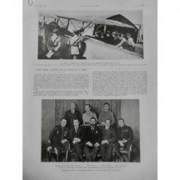 1918 I AVIATION AVIATEUR MILITAIRE CLEMENCEAU GL PETAIN FRONT DUMESNIL BROCARD