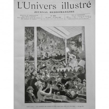 1890 UI PARIS CONCERT CHAMPS ELYSEES