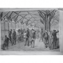 1865 UI TIR NATIONAL VINCENNES DESSIN M. A. BEAUCE