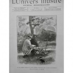 1894 UI ROSA BONHEUR PEINTURE FONTAINEBLEAU NATURE DESTEZ