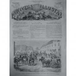 1866 UI PRUSSIENS MORAVIE CANTONNEMENT HUSSARDS WESTPHALIENS BRNN