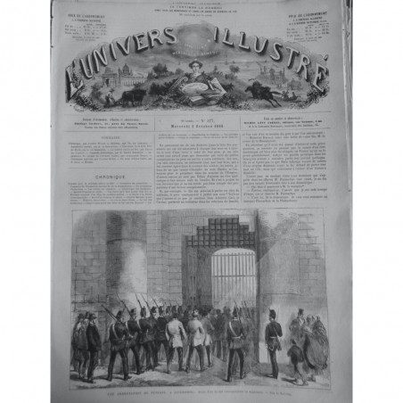 1866 UI ARRESTATION FENIANS LIVERPOOL