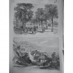 1866 UI COURS NOLIVOS PROMENADE PUBLIQUE BASSE TERRE CHEF LIEU GUADELOUPE