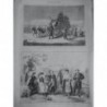 1866 UI CHARIOT MARIEE TYPES COSTUMES HABITANTS L'EGERLAND ESSIN M. APPELRATH