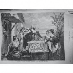 1866 UI SCENE CONTE HIVER SHAKESPEARE TABLEAU LESLIE