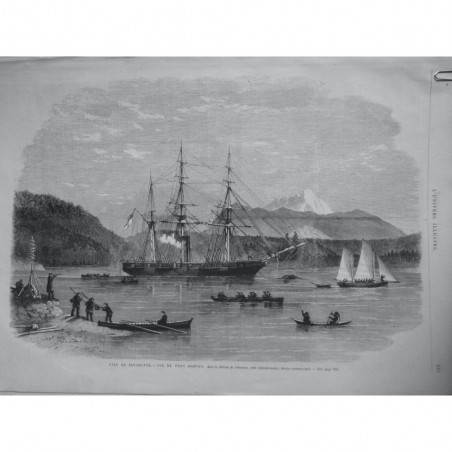 1866 UI VILE VANCOUVER VUE PORT HARVEY DETROIT JOHNSTON COTE SEPTENTRIONALE