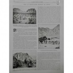 1927 MCI SINAÏ MONTAGNE SAINTE HEBREUX EGYPTE PLAINE ER RAHA PEUPLE MOÏSE