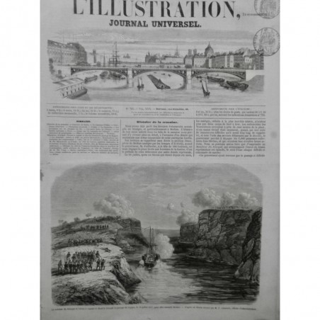 1857 I SENEGAL PASSAGE KUPPES AVISO VAPEUR BASILIC SECOURS MEDINE GINOUVES