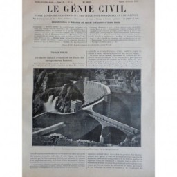 1912 GENIE CIVIL TRAVAUX IRRIGATION ETATS UNIS BARRAGE RESERVOIR ROOSEVELT