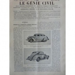 1934 GC AUTOMOBILE SALON NEW YORK CONSTRUCTION VOITURE AMERICAINE MOTEUR