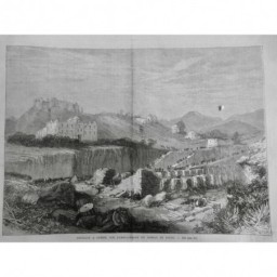 1873 UI GRECE FOUILLES EPHESE TEMPLE DIANE