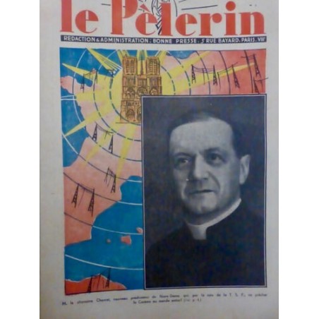 1938 LP RELIGION CHANOINE CHEVROT TSF PRÊCHE CARÊME MONDE