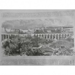 1867 I LUXEMBOURG VILLE FORTERESSE ROCHER MANSFELD