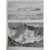 1883 MI VOLCAN KILANEA ILES SANDWICH HONOLULU JANSSEN LAC LAVE CRATERE