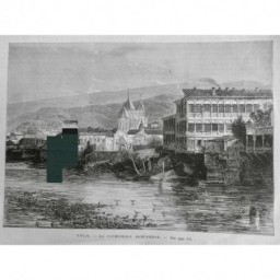 1875 UI ARMENIE TIFLIS CATHEDRALE FLEUVE