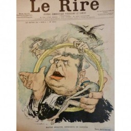 1899 LR AFFAIRE DREYFUS PROCES AVOCAT MAÎTRE DEMANGE DEFENSEUR DESSIN LEANDRE