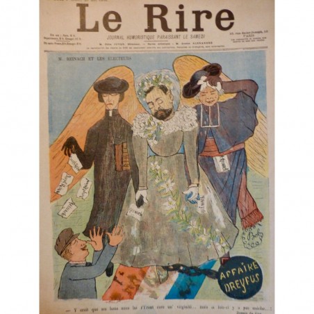 1898 LR AFFAIRE DREYFUS REINACH ELECTEUR DEGUISE MARIÉ AILES CURÉ BOULET PIED