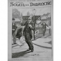 1899 SD AFFAIRE DREYFUS PROCES RENNES ATTENTAT MAÎTRE LABORI DEFENSEUR REVOLVER