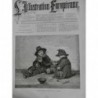 1880 IE JEUX JOUEUR CARTES SAVOYARDS ENFANT SOL PARTIE DESSIN PAOLETTI