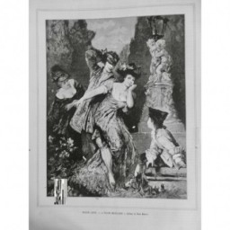 1886 UI JEUX COLIN-MAILLARD SEDUCTION COUR JEUNE FEMME JEUNE HOMME MAKART