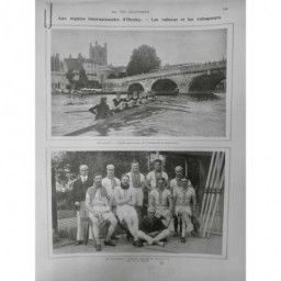 1901 VI REGATE HENLEY VAINQUEUR ANGLAIS LEANDER-CLUB