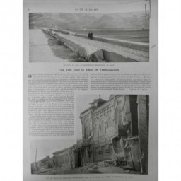 1902 VI TRANSCAUCASIE VILLE GLACE PORT NOVOROSSILSK CATACLYSME