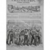 1855 SOLDAT ANGLAIS CRIMEE RECRUTEMENT LONDRES CAMPEMENT COURRIER 4 JOURNAUX