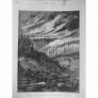 1871 UI ETATS UNIS INCENDIE FORETS DORDS LAC MICHIGAN