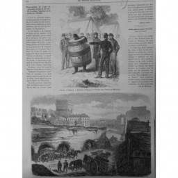 1862 USA GUERRE AMERIQUE PUNITION IVRESSE ARMEE MISSISSIPI TONNEAU