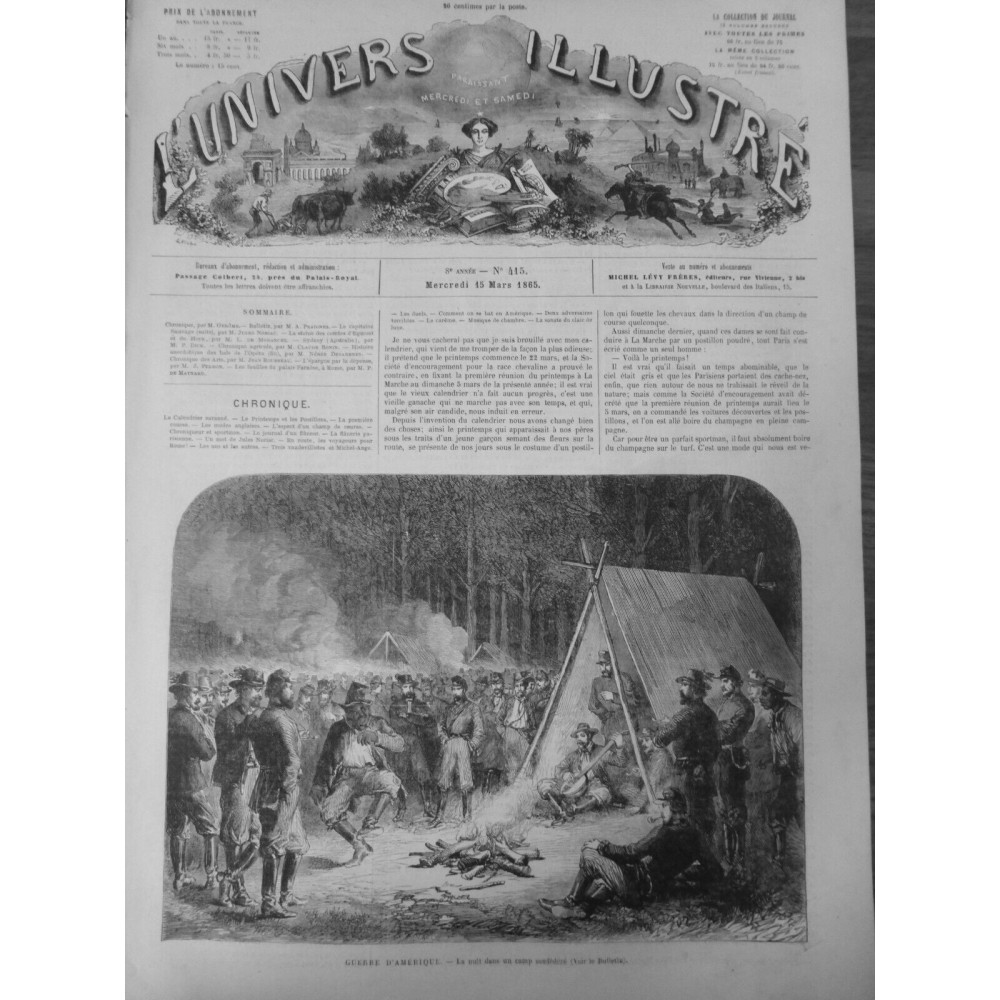 1865 USA GUERRE AMERIQUE CAMP CONFEDERE NUIT FEU MUSIQUE TENTE