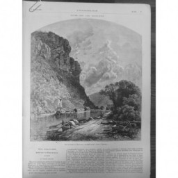 1876 USA VIRGINIE HAUTEUR MARYLAND HARPER'S FERRY RIVIERE JAMES