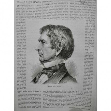 1872 AJ WILLIAM HENRY SEWARD BIOGRAPHIE