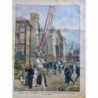 1906 DC MILAN EXPOSITION RECONSTRUCTION PAVILLON ART DECORATIF INCENDIE