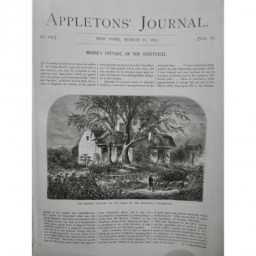 1873 AJ PHILADELPHIE TOM MOORES COTTAGE SCHUYLKILL