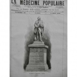 1882 MP STATUE BOURGELAT ALFORT ECOLE VETERINAIRE