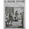 1882 MEDECINE FACULTE ELEVE ANATOMIE CADAVRE HUMAIN MUNDINI LUZZI