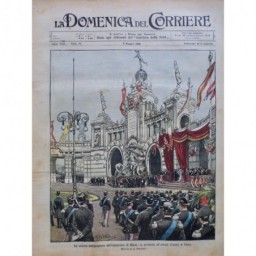 1906 DC EXPOSITION MILAN INAUGURATION ENTREE HONNEUR