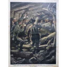 1906 DCL MINES INONDÉES COURRIERES MINEURS VIVANTS PRISONNIER POMPIER