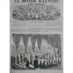 1863 MI DANSE EGYPTIENNE CAIRE VICE REINE RECEPTION DAME EUROPE