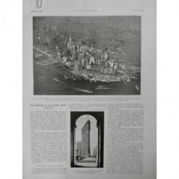 1925 USA CONGRES URBAIN NEW-YORK HUDSON EAST RIVER FLAT IRON