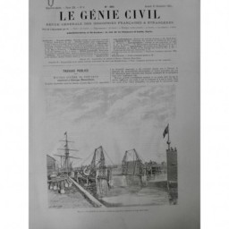 1891 USA PONT-LEVIS NOUVEAU SYSTEME CHICAGO CONSTRUCTION