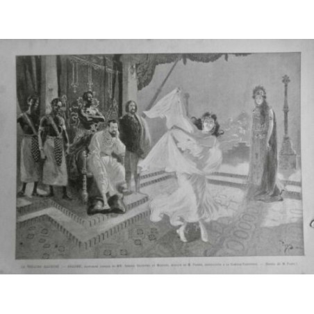 1895 MI DANSE SALOME VOILES THEATRE ILLUSTRE PANTOMIME LYRIQUE