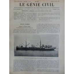 1912 GENIE CIVIL MOTEUR THERMIQUE DIESEL PROPULSION NAVIRE PETROLIER